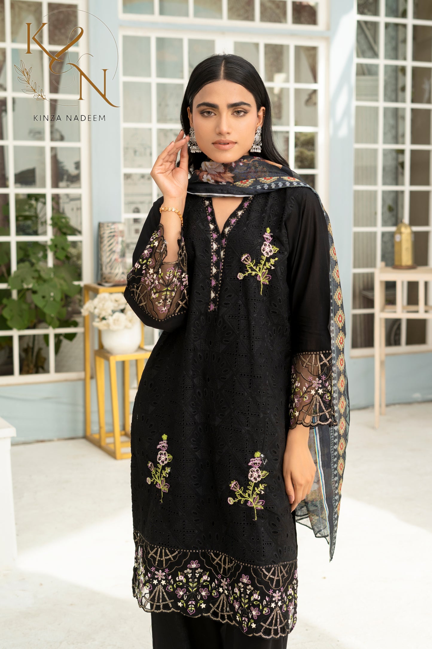 Mehvar Embroided 3 -PC