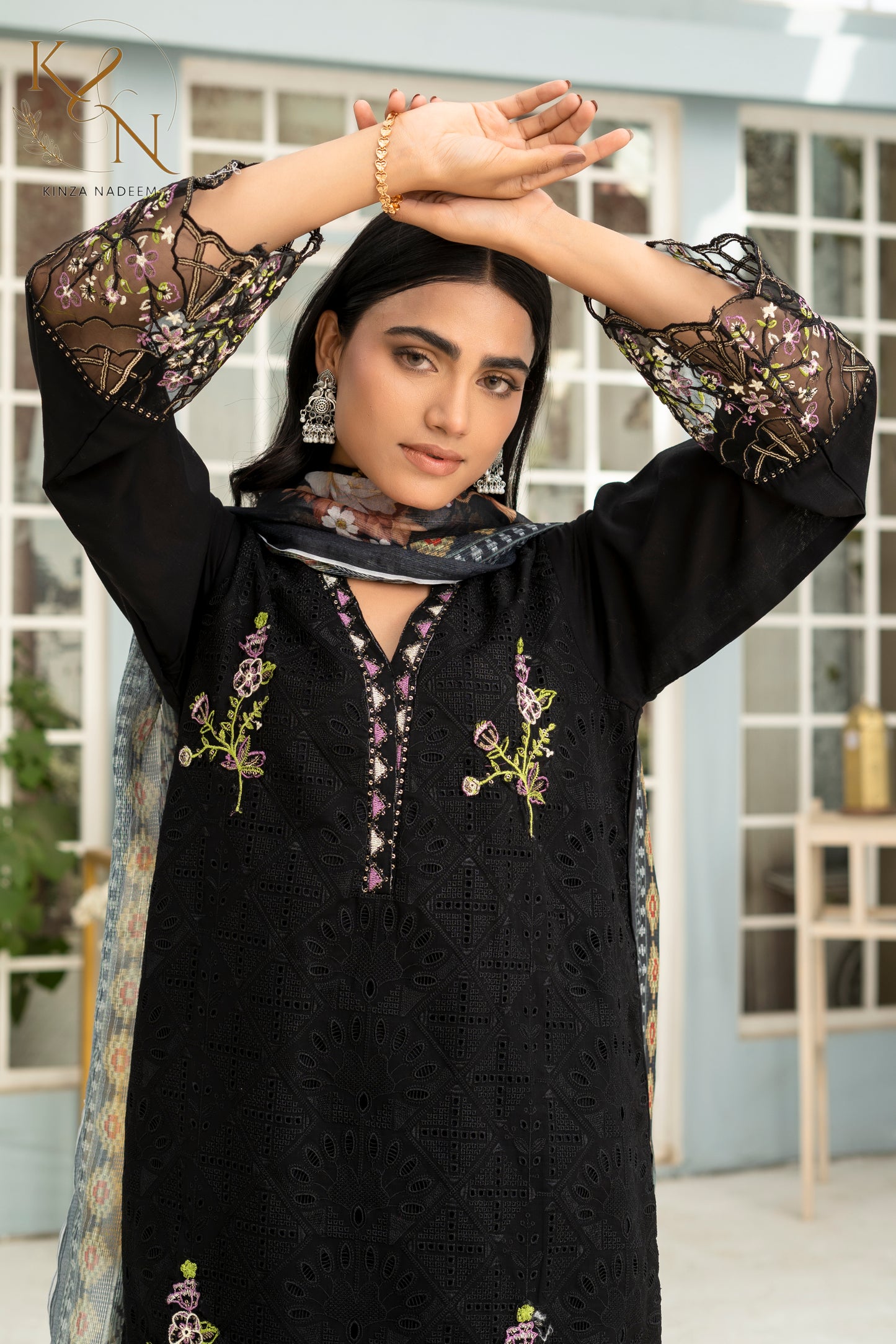 Mehvar Embroided 3 -PC