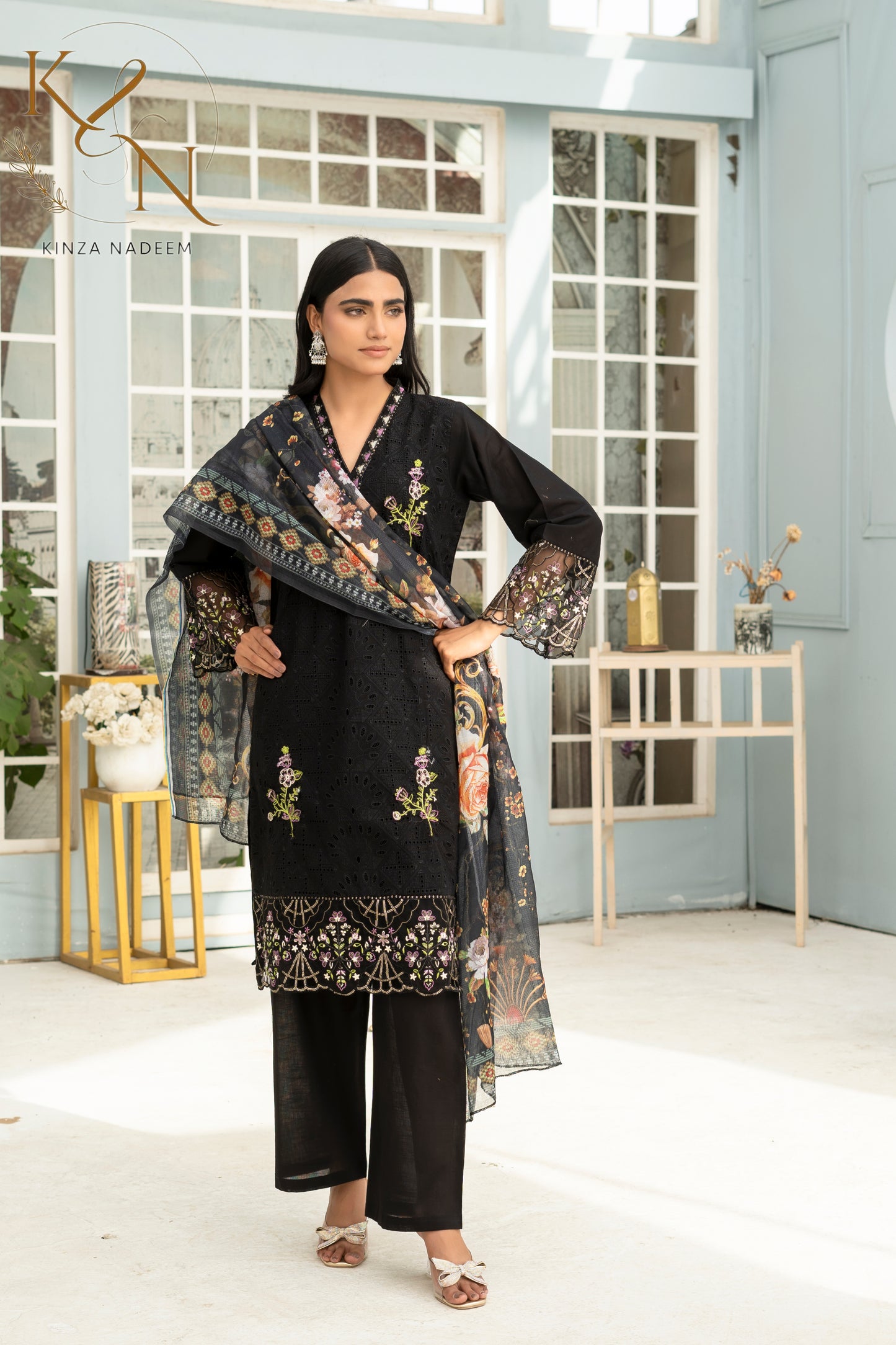 Mehvar Embroided 3 -PC