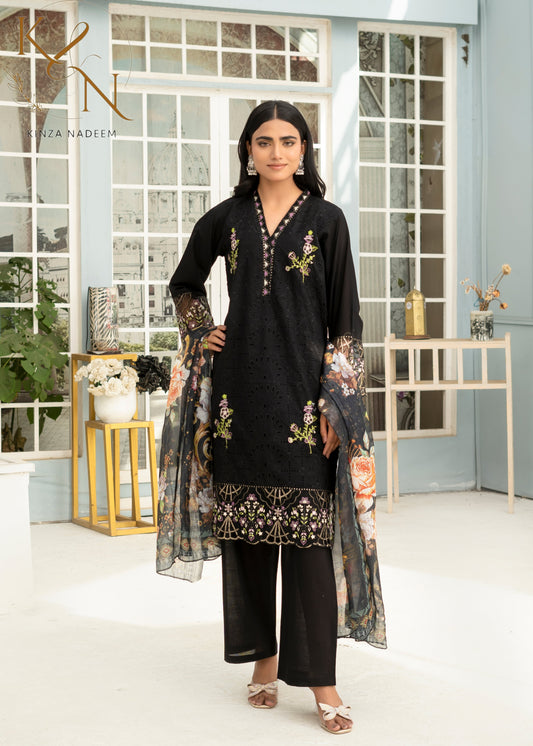 Mehvar Embroided 3 -PC