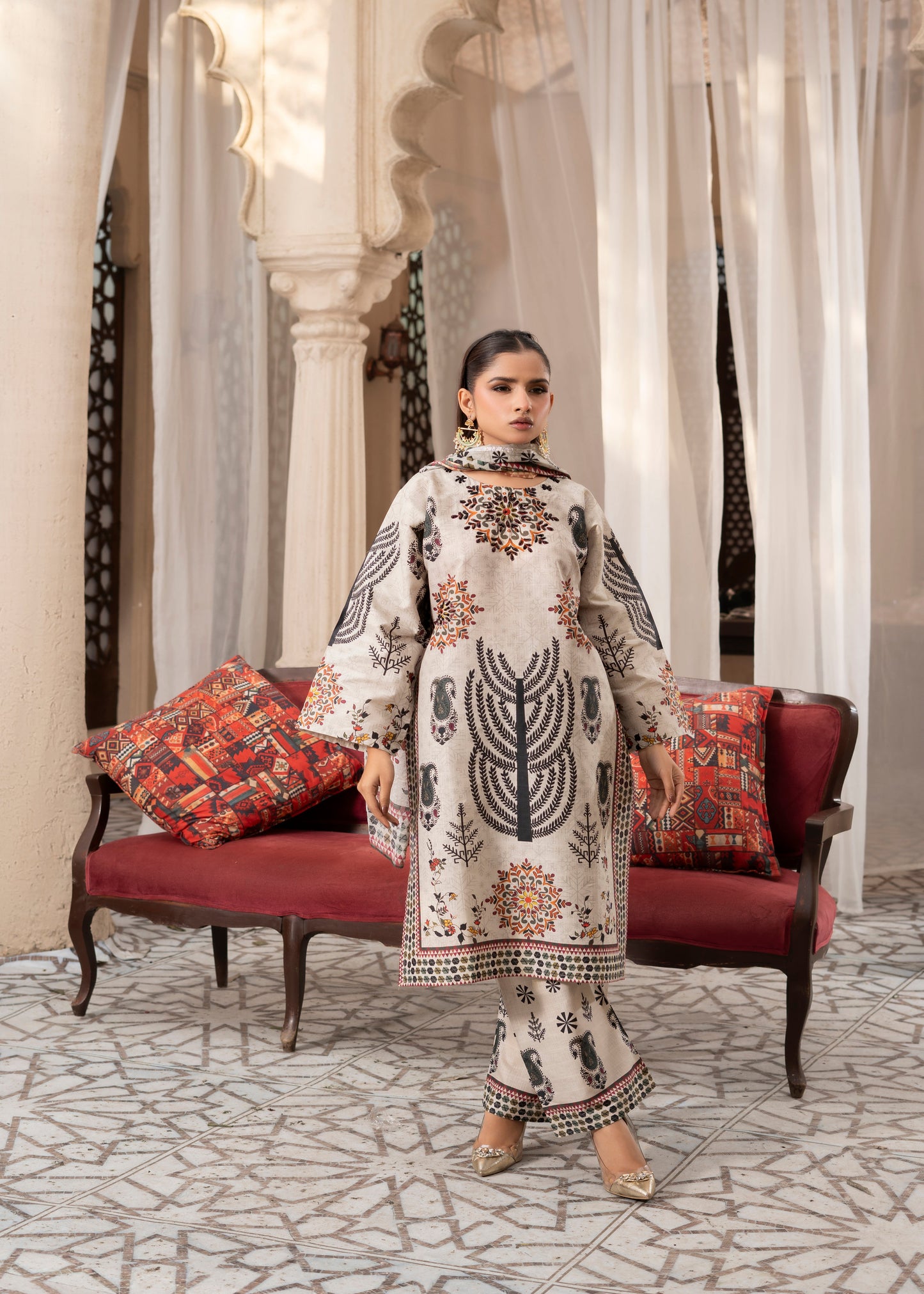 3-PC PRINTED LAWN