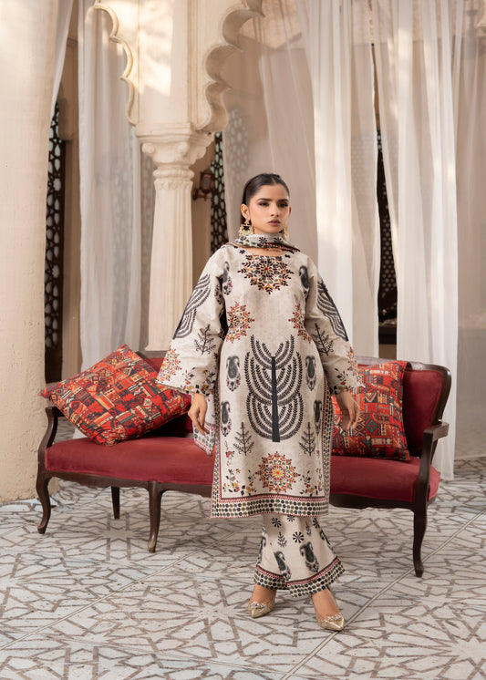 3-PC PRINTED LAWN