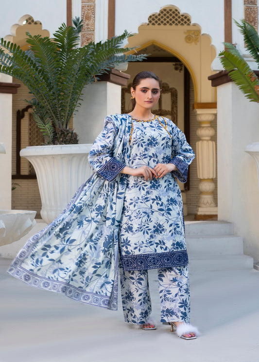 3-PC PRINTED LAWN